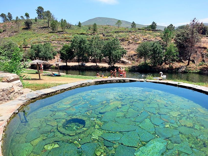 Piscinas naturales en la Sierra de Gata